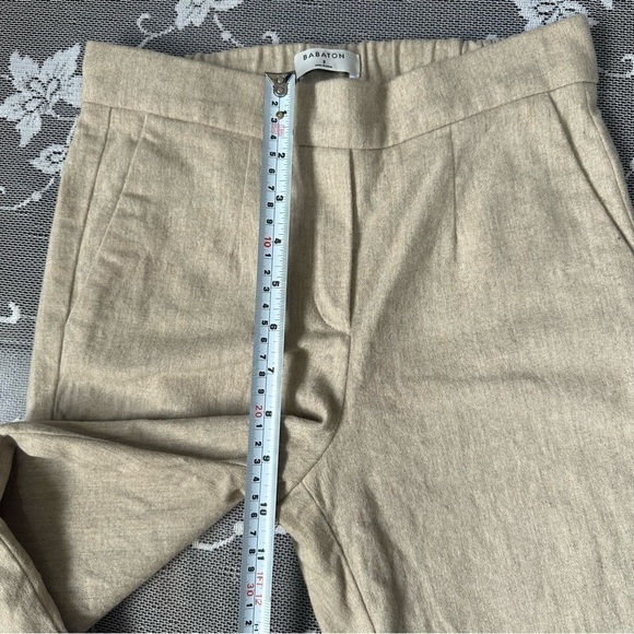 Aritzia Babaton Conan Wool And Cashmere Blend Pull On Crop Pant Sz 2 - Picture 10 of 13